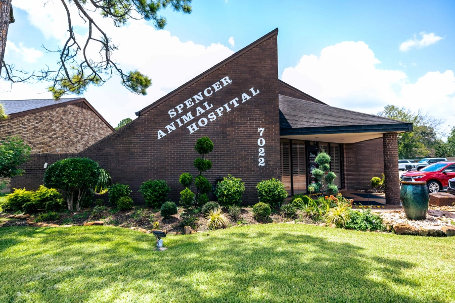 img Exterior view of building with landscaping